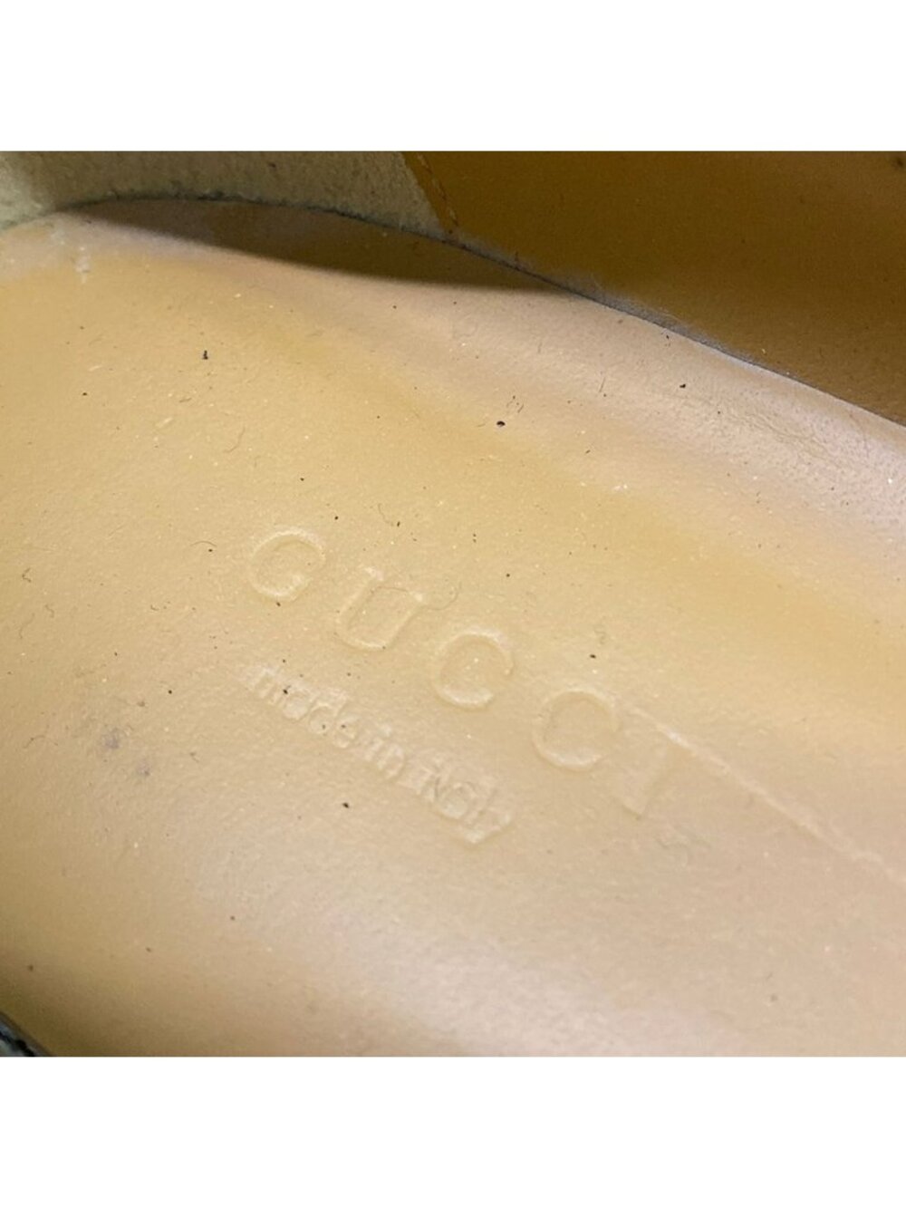 Gucci Loafers 38 Horsebit Black Thick Sole Leather - Picture 9 of 14